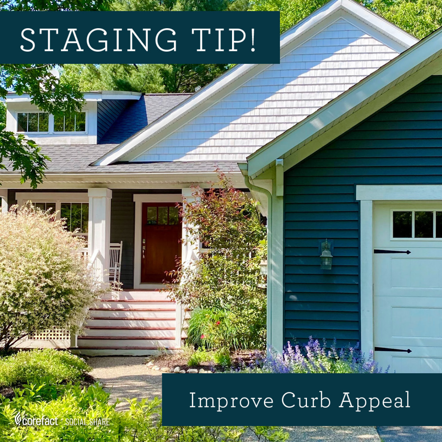 Social Share graphic - Front Porch Curb Appeal staging