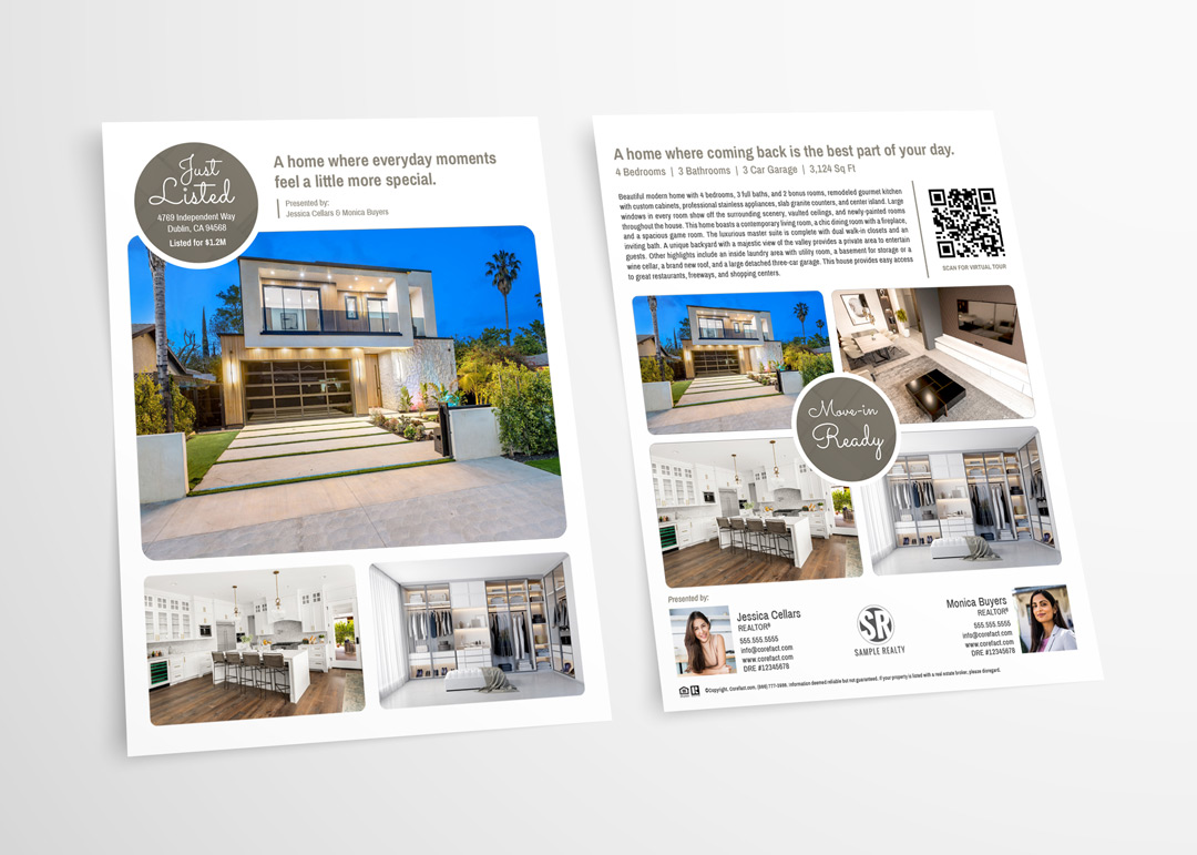 Two Sided Flyer - Inspired Living  - Team
