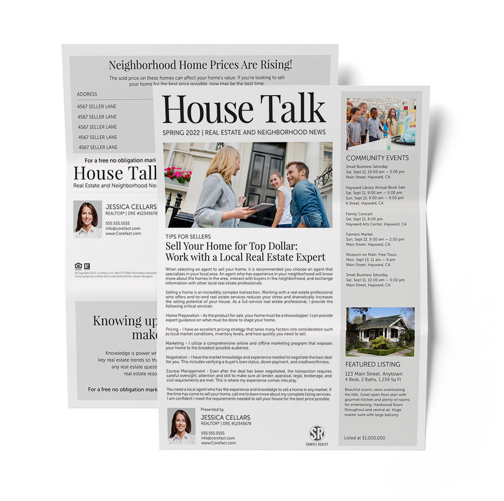 Real estate House Talk Newsletters