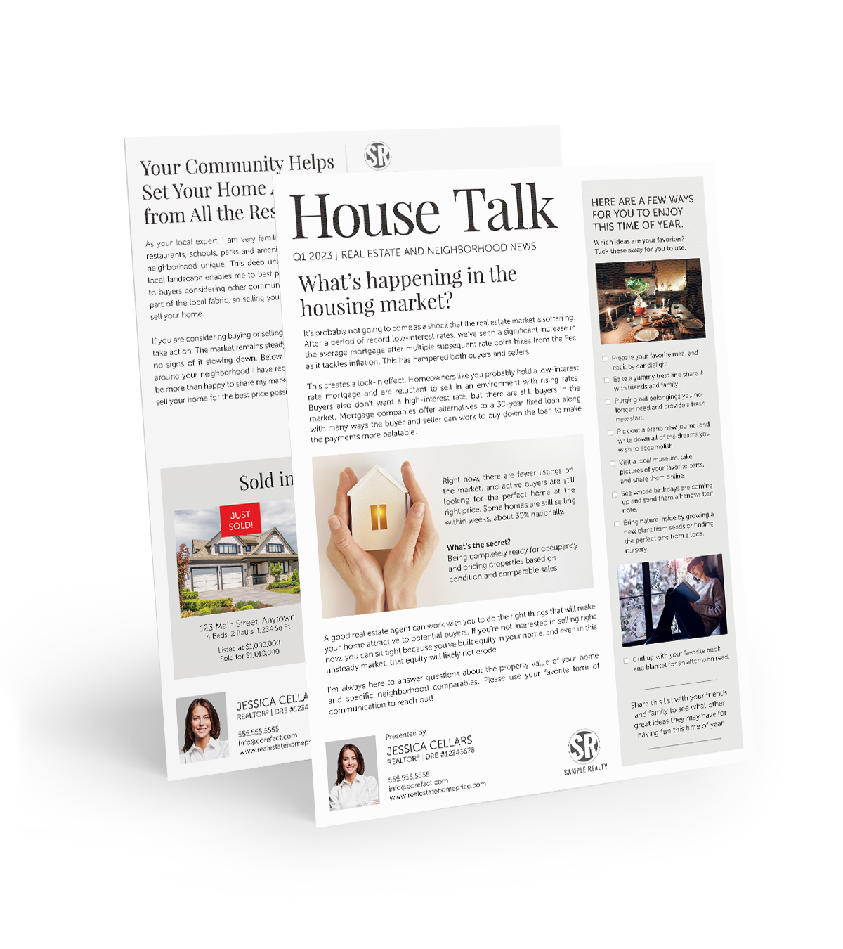 House Talk Newsletter Quarterly Direct Mail 