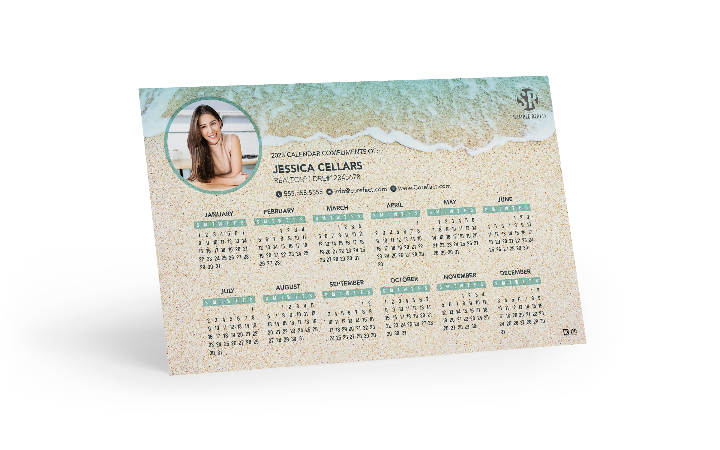 Business Promotional 2023 Calendar Magnets