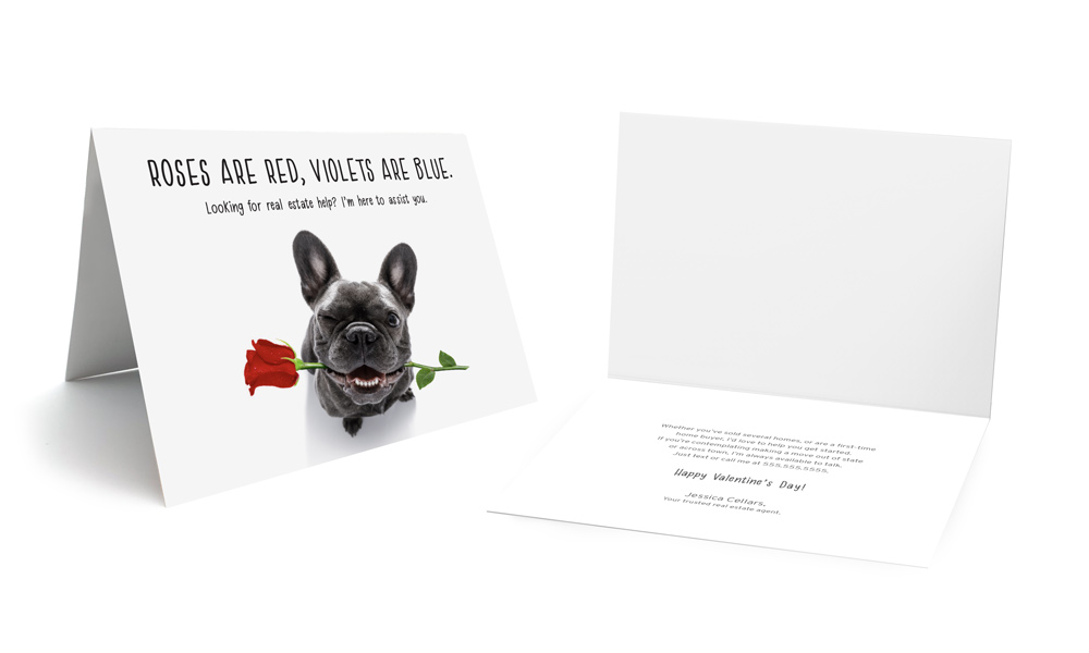 Real Estate Holiday Valentine's Day Seasonal Note Cards