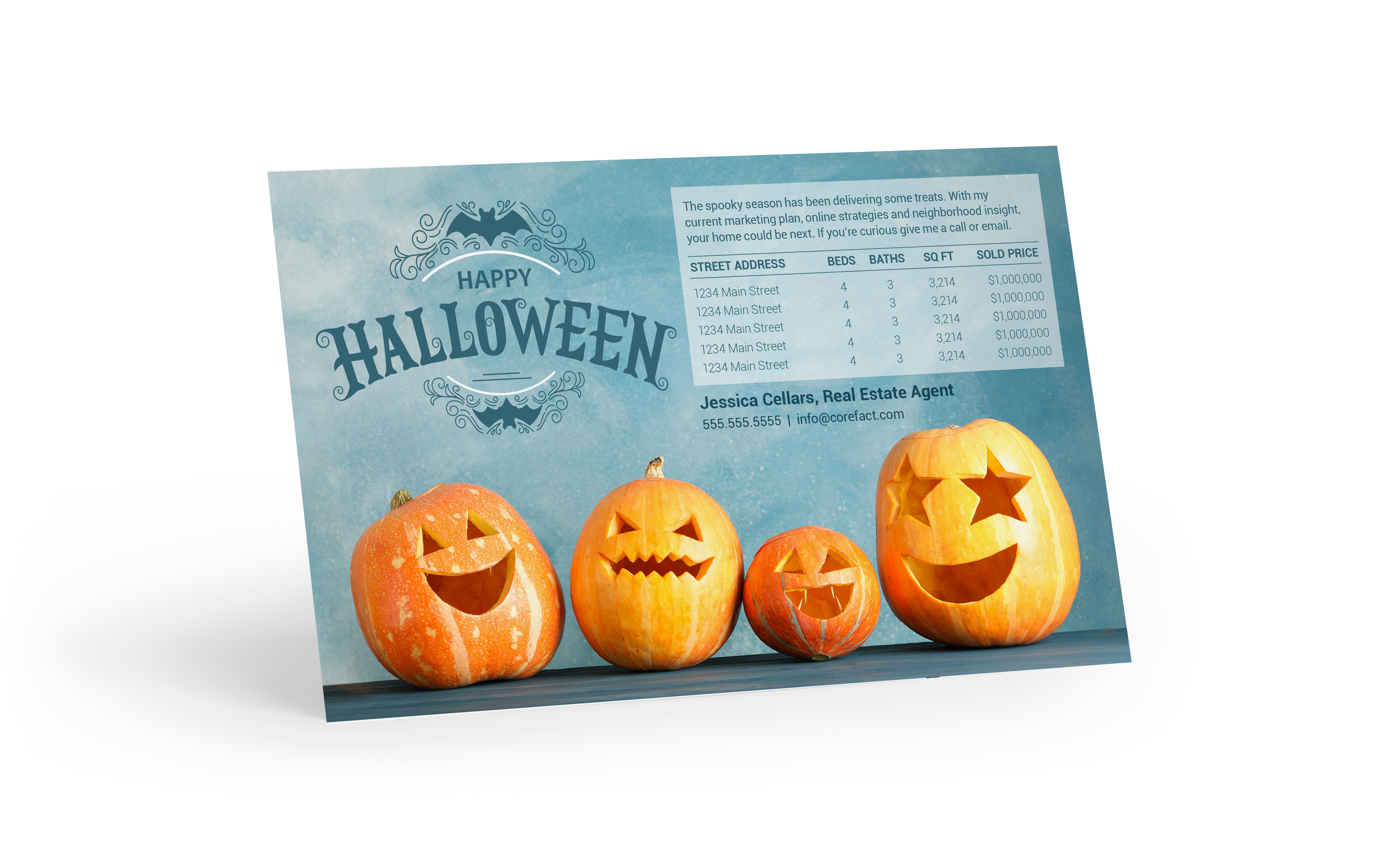 Corefact Seasonal Postcard <br> Market Update - Halloween (Manual) Corefact Seasonal Postcard <br> Market Update - Halloween (Manual)